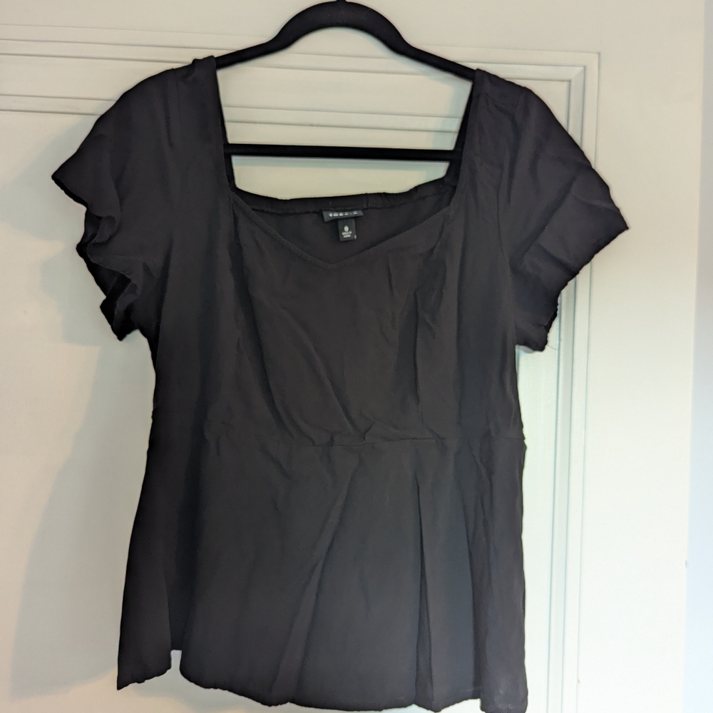 Elegant Black Women's Top